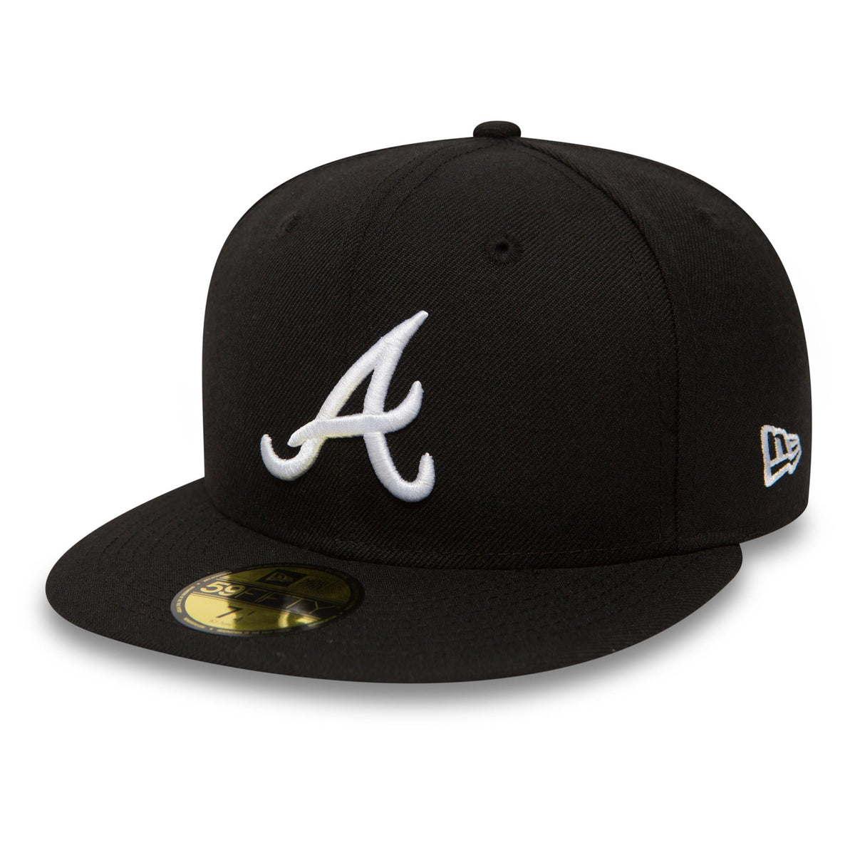Atlanta Braves Essential Black 59FIFTY Cap-Benirox