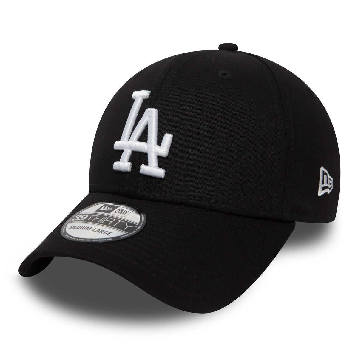 LA Dodgers Essential Black 39THIRTY Cap-Benirox