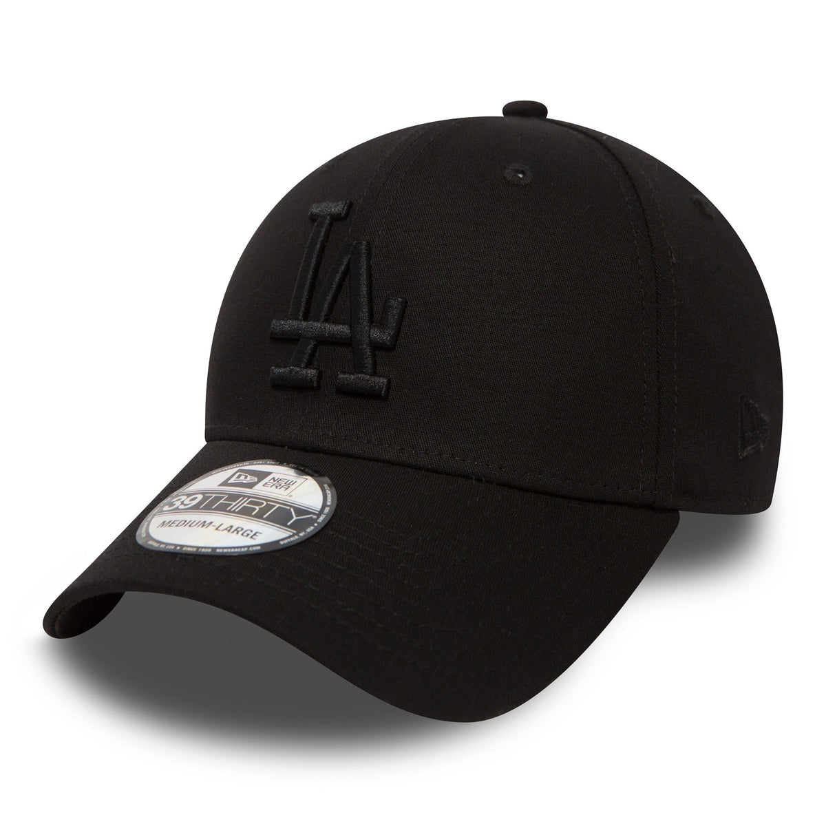 LA Dodgers Essential Black On Black 39THIRTY Cap-Benirox