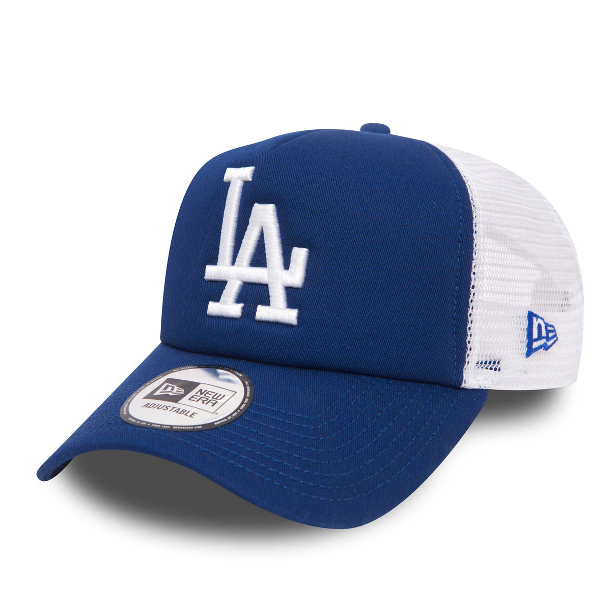 LA Dodgers Clean Blue A-Frame Trucker Cap-Benirox