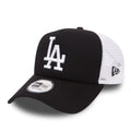 LA Dodgers Clean Black A-Frame Trucker Cap-Benirox