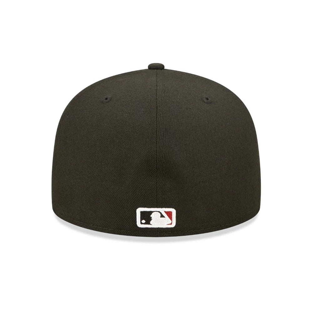 Arizona Diamondbacks Authentic On Field Game Black 59FIFTY Fitted Cap-Benirox