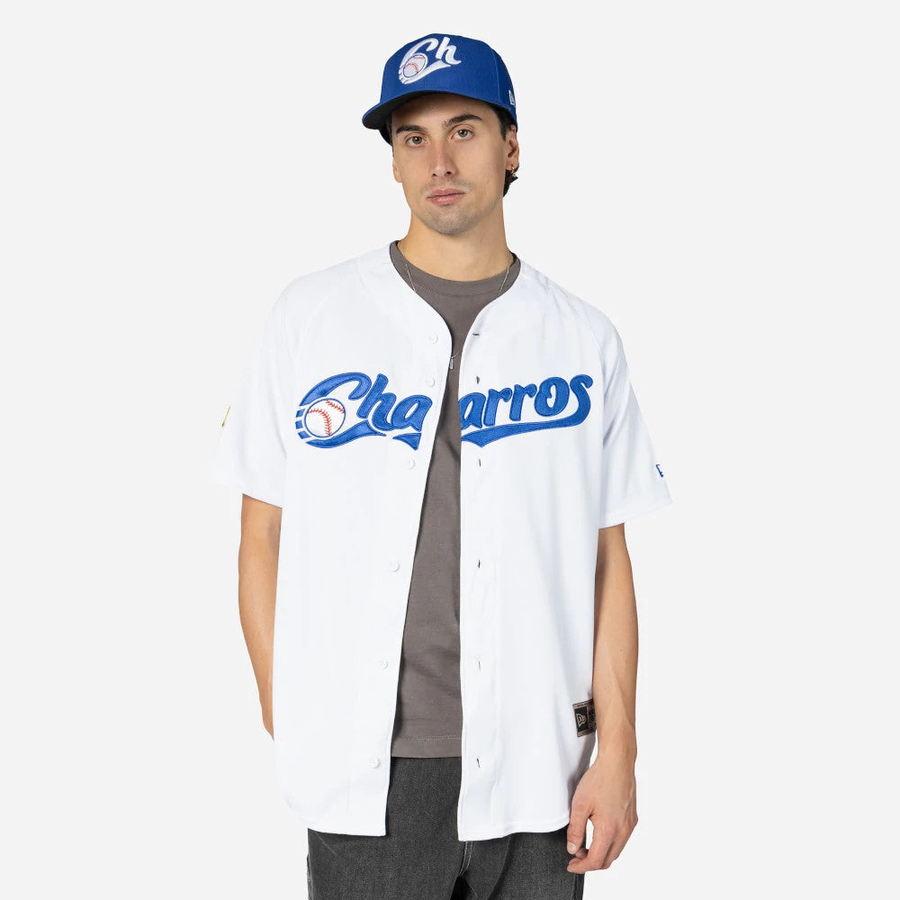 Charros De Jalisco Mexico LMB On Field White On-Field Jersey-Benirox