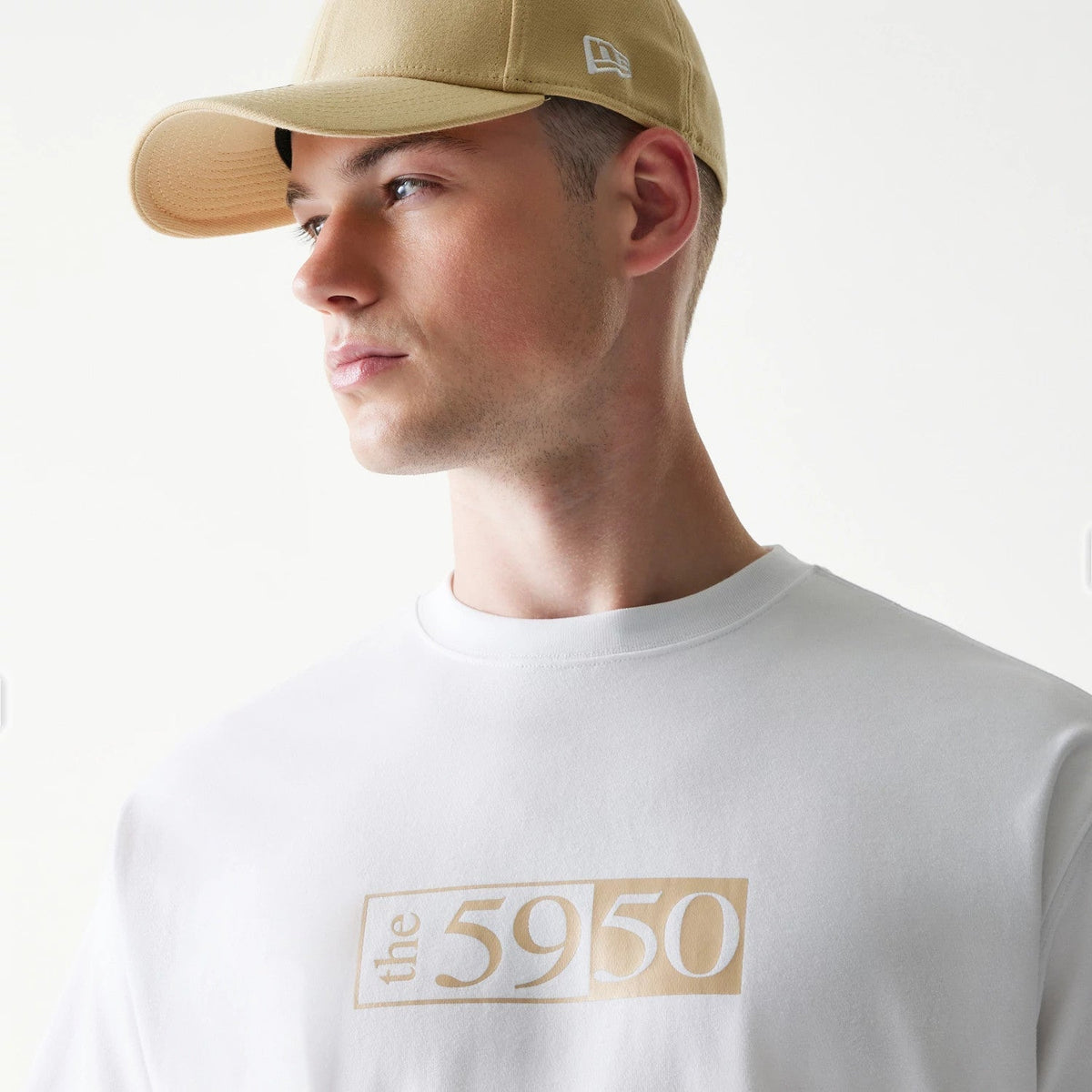 59FIFTY Fitted Cap Description Graphic White T-Shirt-Benirox