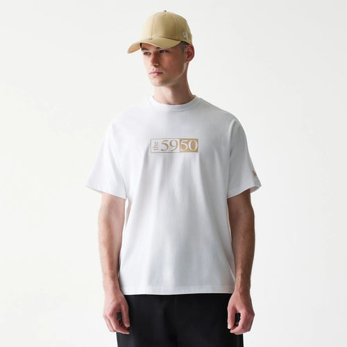 59FIFTY Fitted Cap Description Graphic White T-Shirt-Benirox