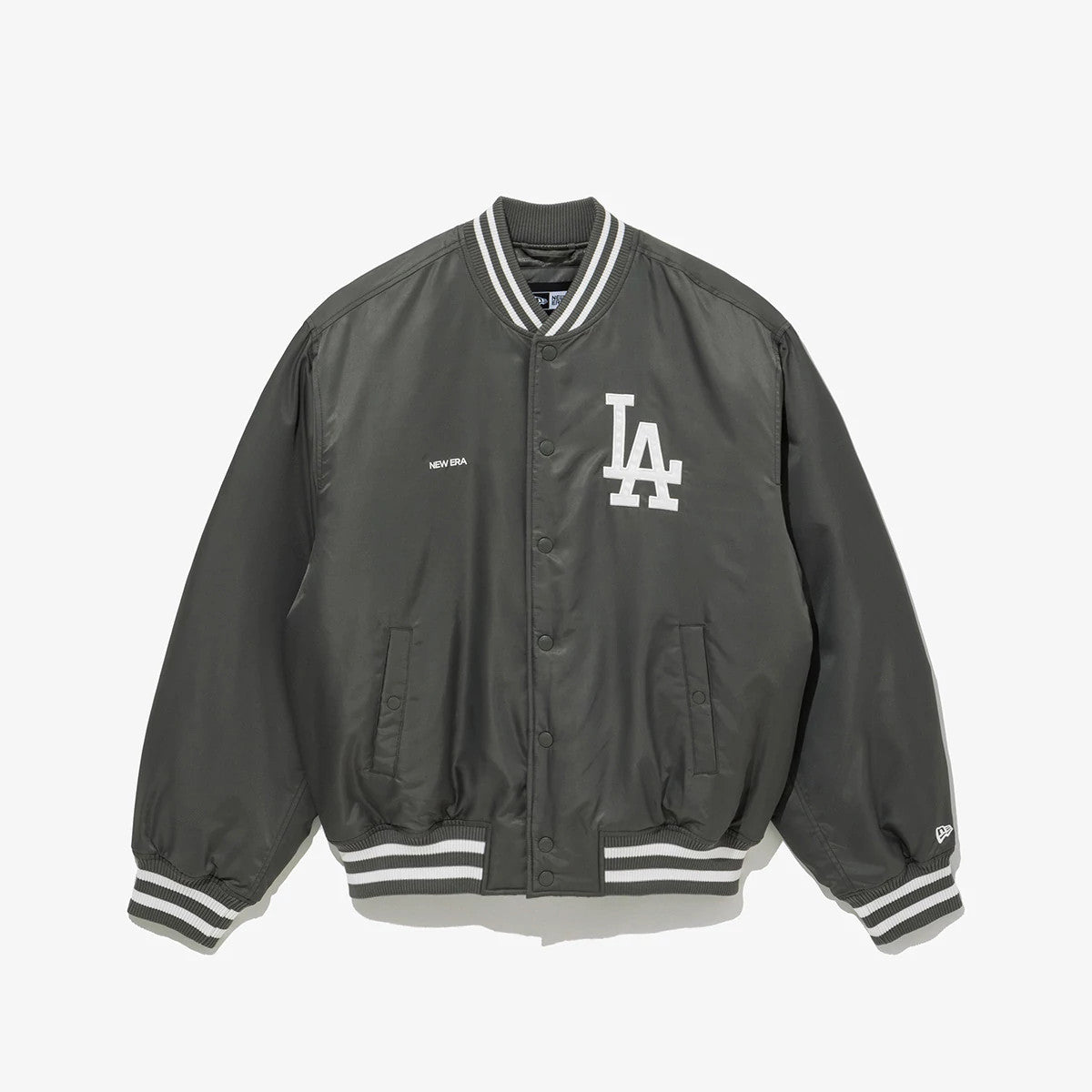 LA Dodgers MLB Grey Stadium Jacket-Benirox