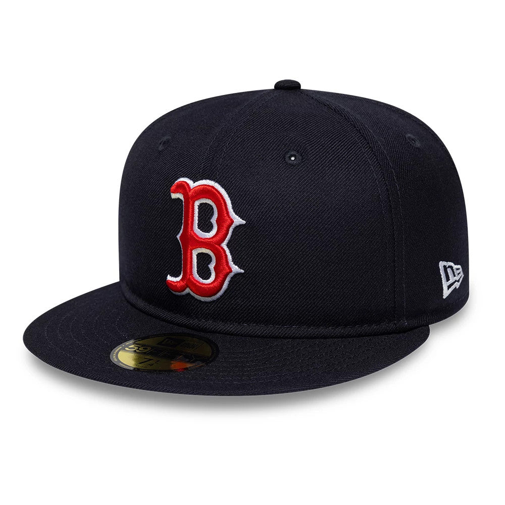 Boston Red Sox MLB Soft Buckram Navy 59FIFTY Fitted Cap-Benirox