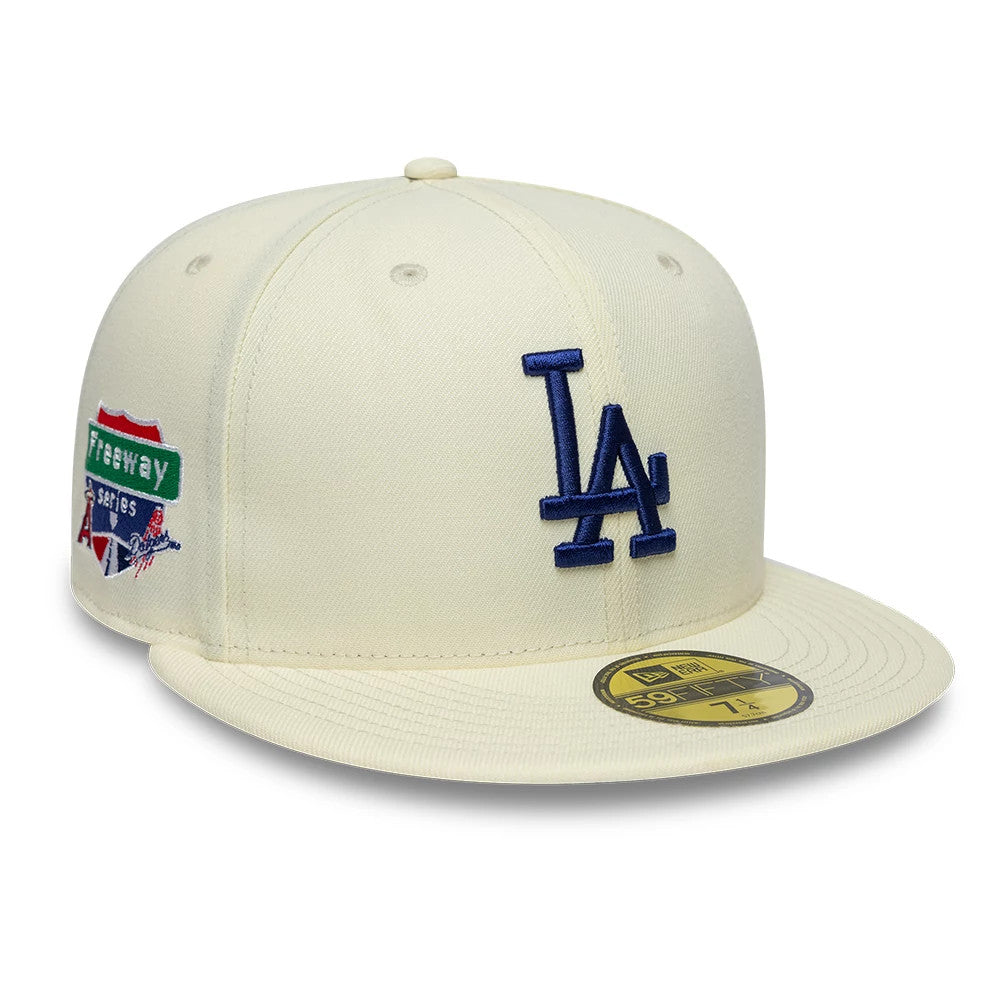 LA Dodgers MLB City Series White 59FIFTY Fitted Cap-Benirox