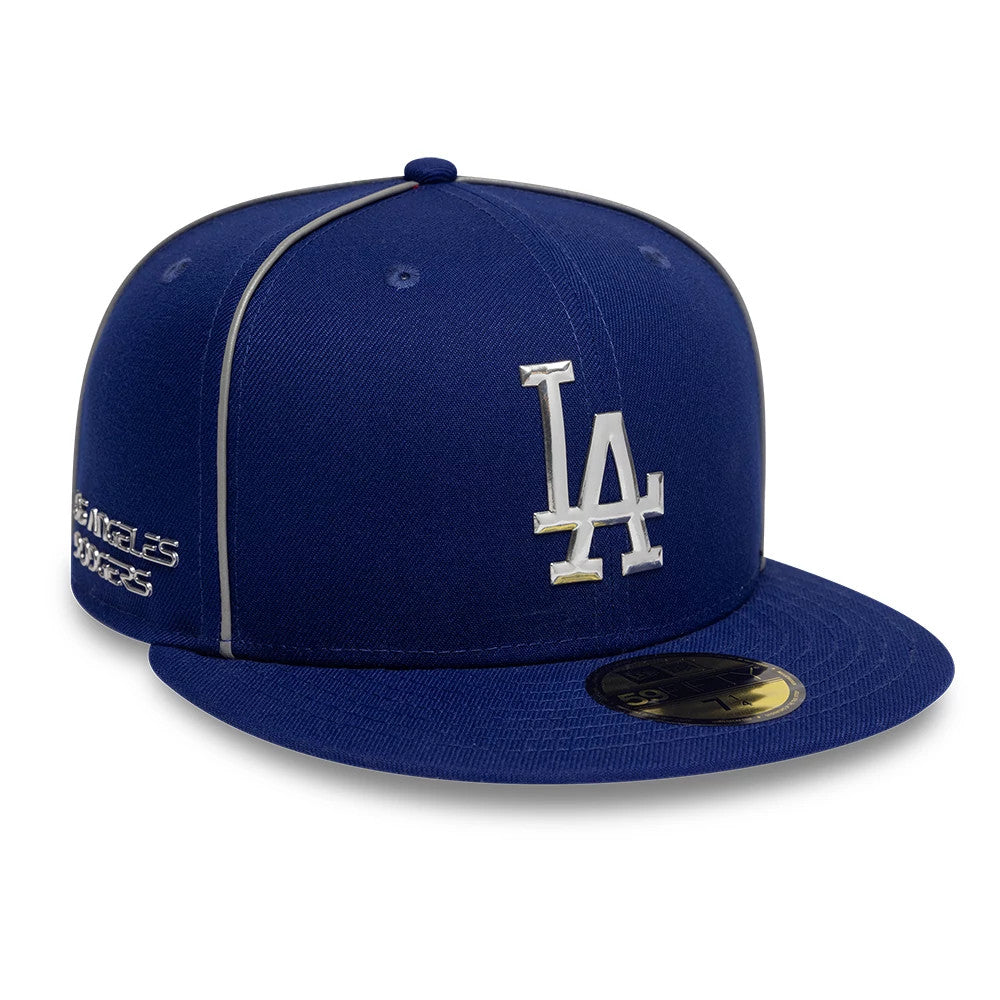 LA Dodgers Hajime Sorayama X MLB Dark Blue 59FIFTY Fitted Cap-Benirox