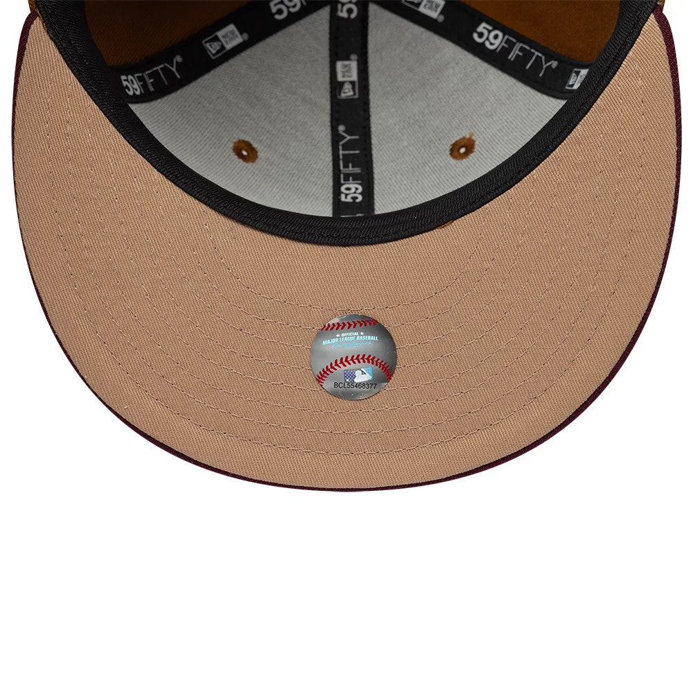 Arizona Diamondbacks MLB Mocha Mousse Dark Beige 59FIFTY Fitted Cap-Benirox