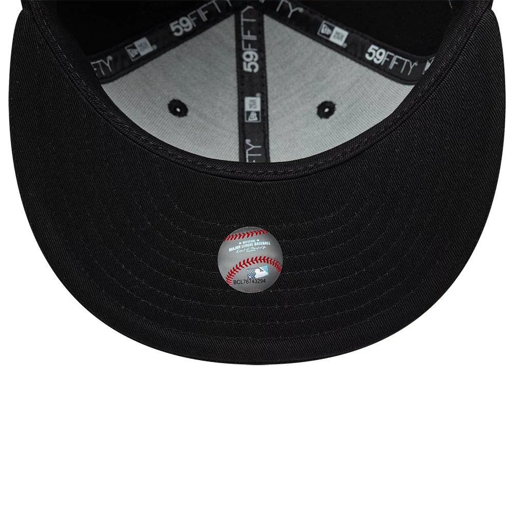 Arizona Diamondbacks MLB Black On Black 59FIFTY Fitted Cap-Benirox
