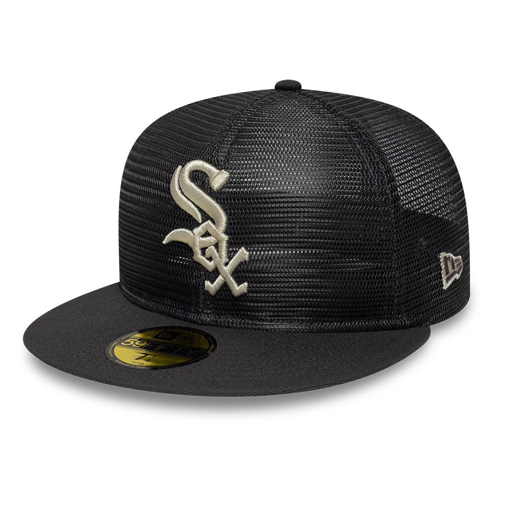 Chicago White Sox MLB All Mesh Dark Grey 59FIFTY Fitted Cap-Benirox