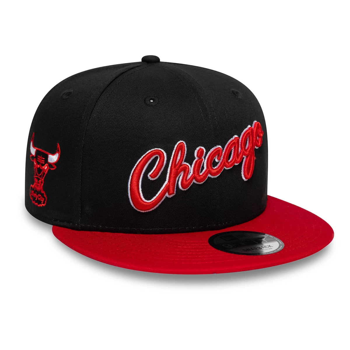 Chicago Bulls NBA Hardwood Classic Black 9FIFTY Snapback Adjustable Cap-Benirox