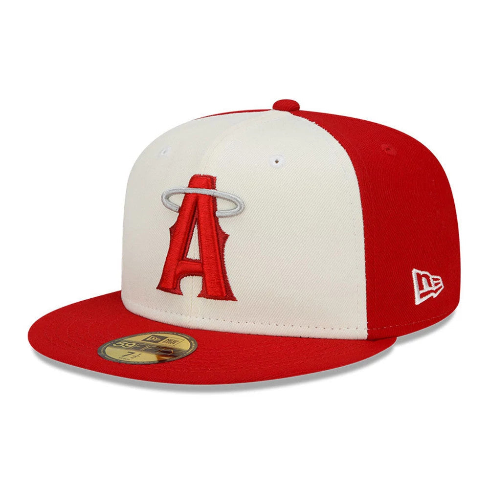 LA Angels MLB City Connect Red 59FIFTY Fitted Cap-Benirox