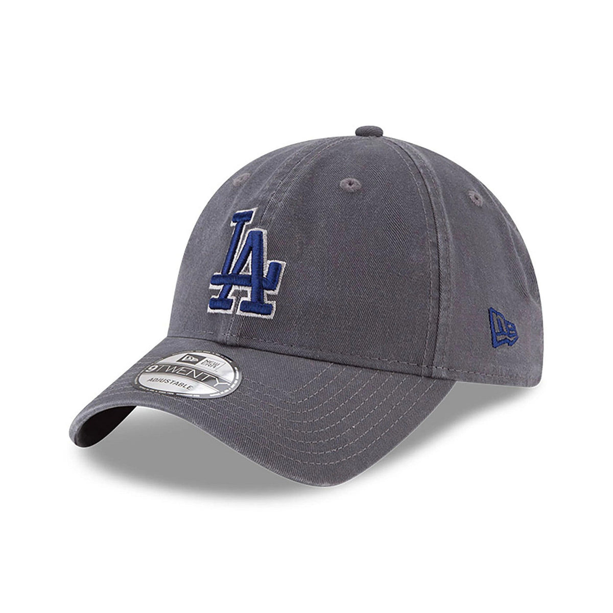 LA Dodgers MLB Core Classic Grey 9TWENTY Adjustable Cap-Benirox