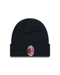 AC Milan Black Cuff Knit Beanie Hat-Benirox