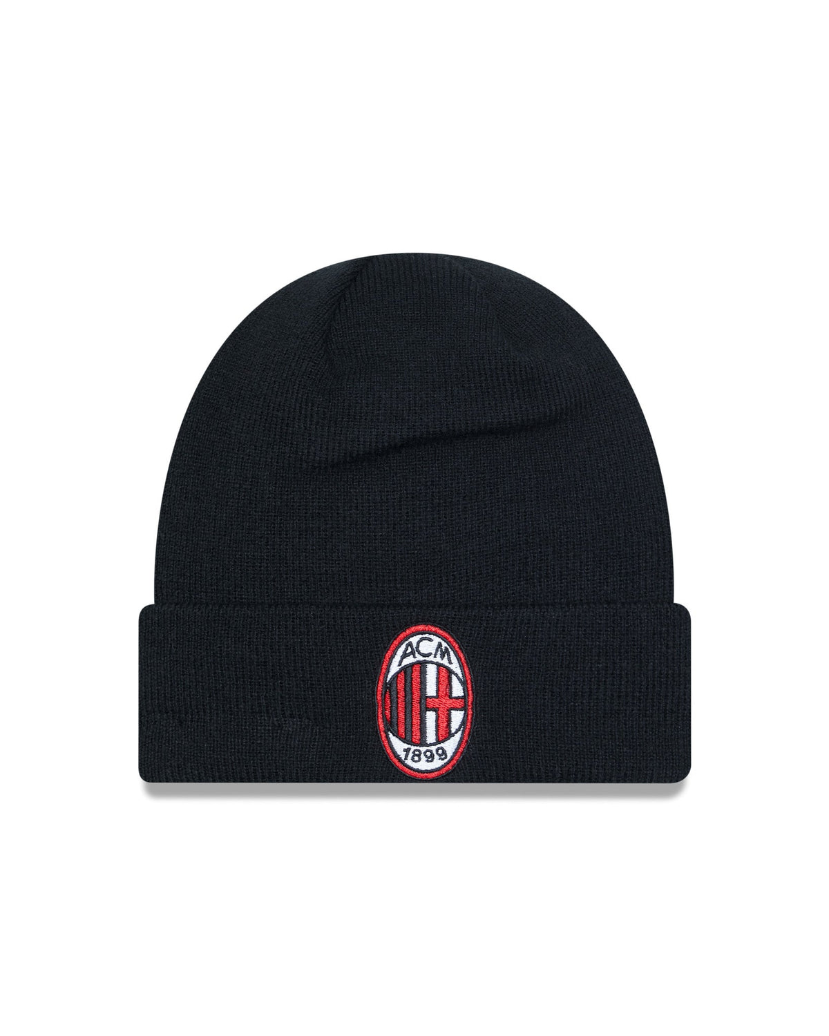AC Milan Black Cuff Knit Beanie Hat-Benirox
