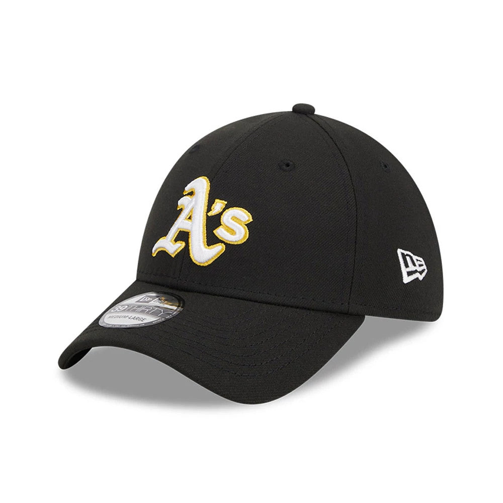 Athletics MLB Evergreen Black 39THIRTY Stretch Fit Cap-Benirox