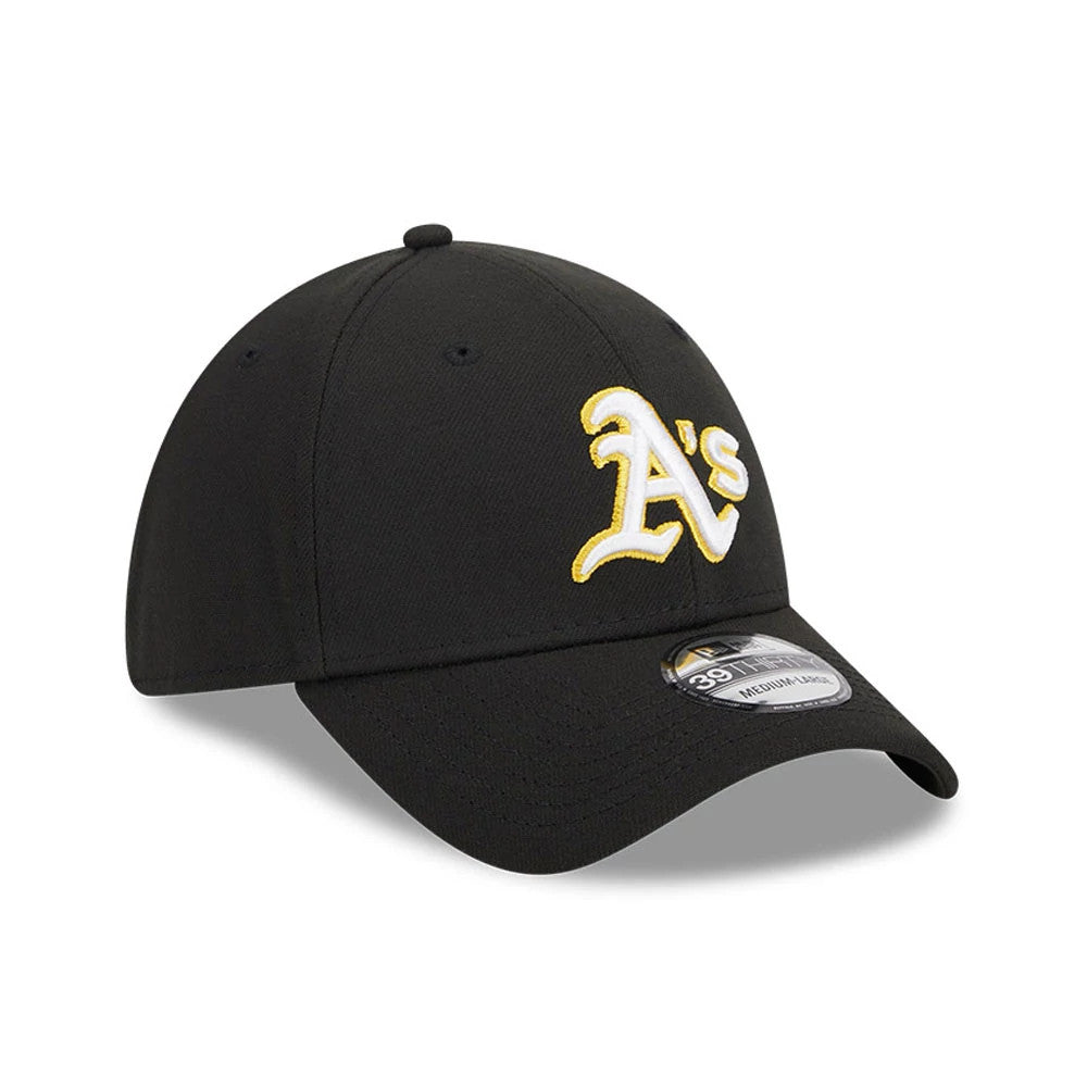 Athletics MLB Evergreen Black 39THIRTY Stretch Fit Cap-Benirox