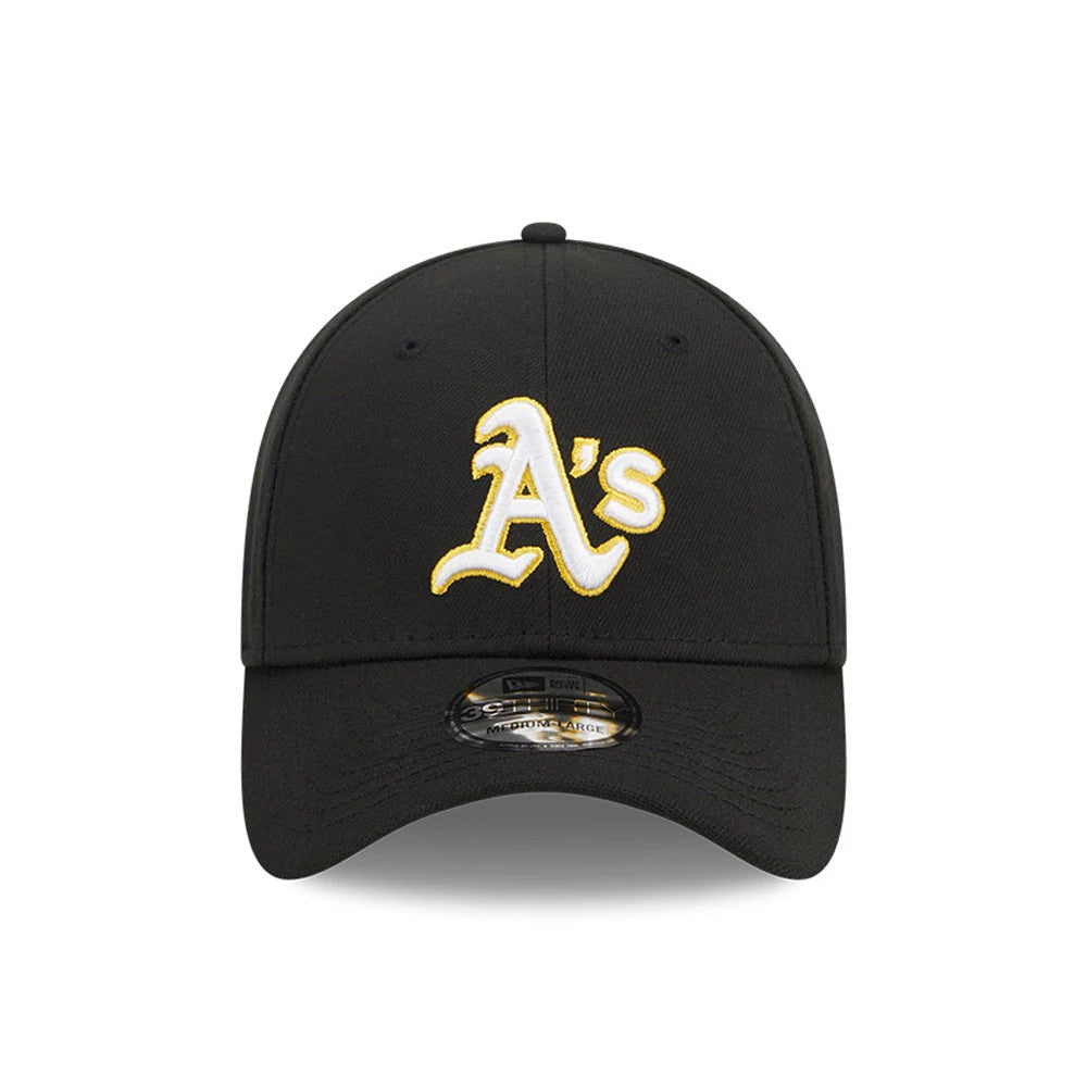 Athletics MLB Evergreen Black 39THIRTY Stretch Fit Cap-Benirox