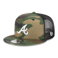 Atlanta Braves MLB Evergreen Camo 9FIFTY Trucker Adjustable Cap-Benirox
