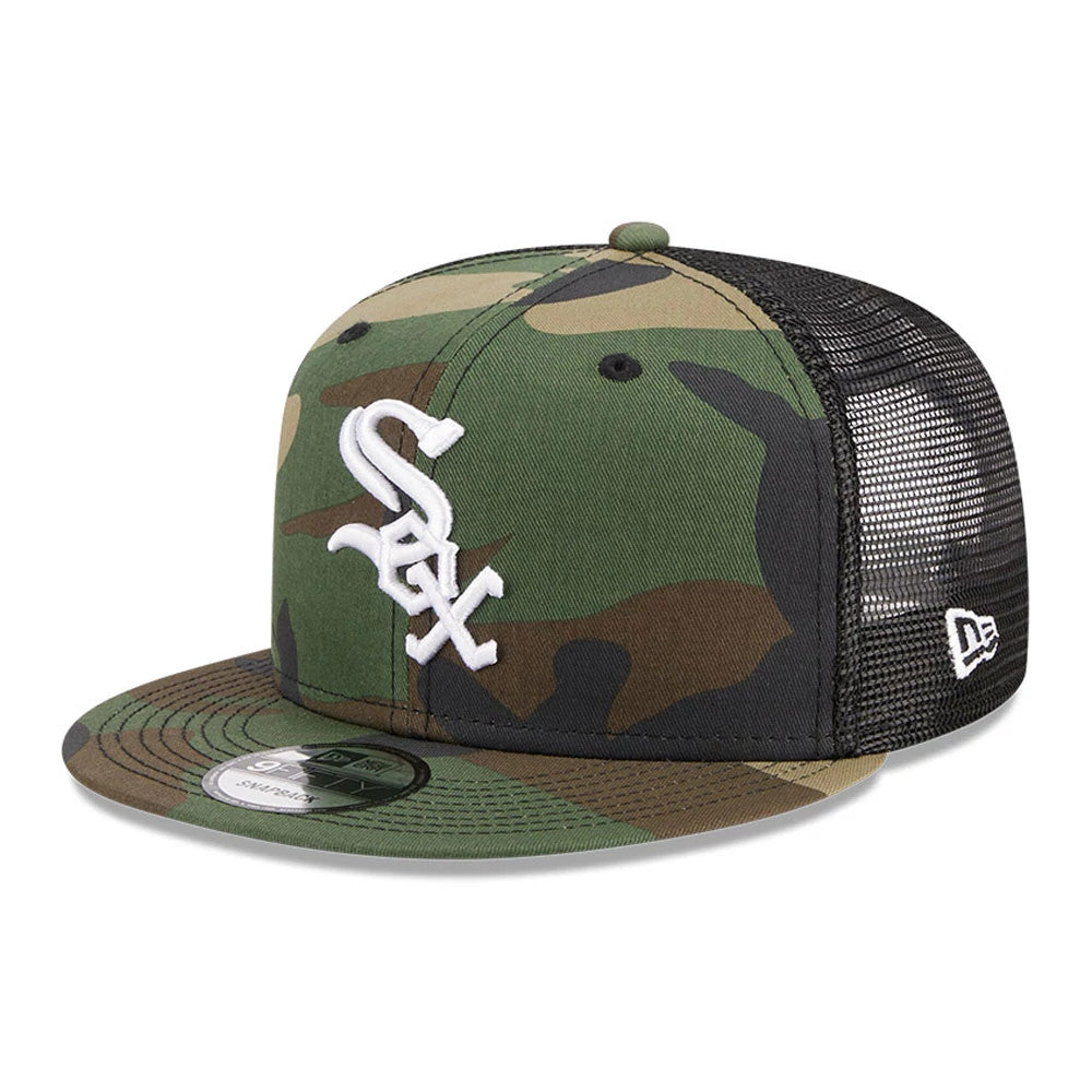 Chicago White Sox MLB Evergreen Camo 9FIFTY Trucker Adjustable Cap-Benirox