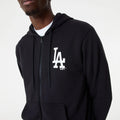 LA Dodgers MLB Essential Black Full Zip Hoodie-Benirox