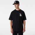 LA Dodgers MLB Essential Black Oversized T-Shirt-Benirox