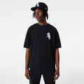 Chicago White Sox MLB Essential Black Oversized T-Shirt-Benirox