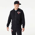 Chicago Bulls NBA Essential Black Full Zip Hoodie-Benirox