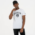 Brooklyn Nets NBA Regular White T-Shirt-Benirox