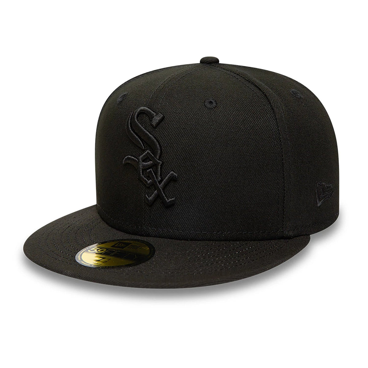 Chicago White Sox MLB Black on Black 59FIFTY Fitted Cap-Benirox