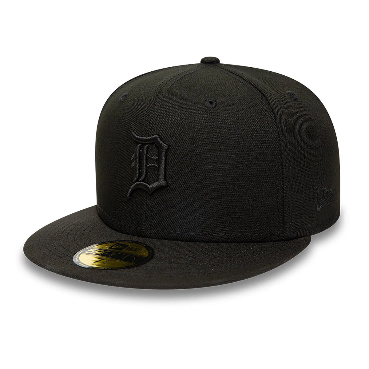 Detroit Tigers MLB Black on Black 59FIFTY Fitted Cap-Benirox