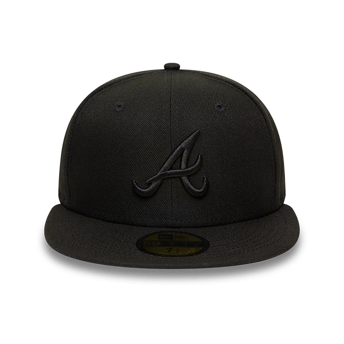 Atlanta Braves MLB Black on Black 59FIFTY Fitted Cap-Benirox