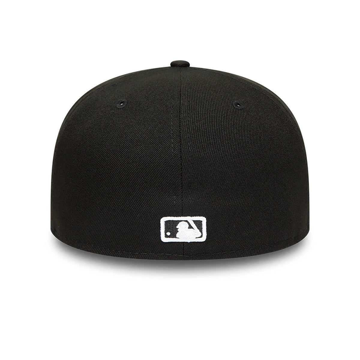 Anaheim Angels MLB Black and White 59FIFTY Fitted Cap-Benirox