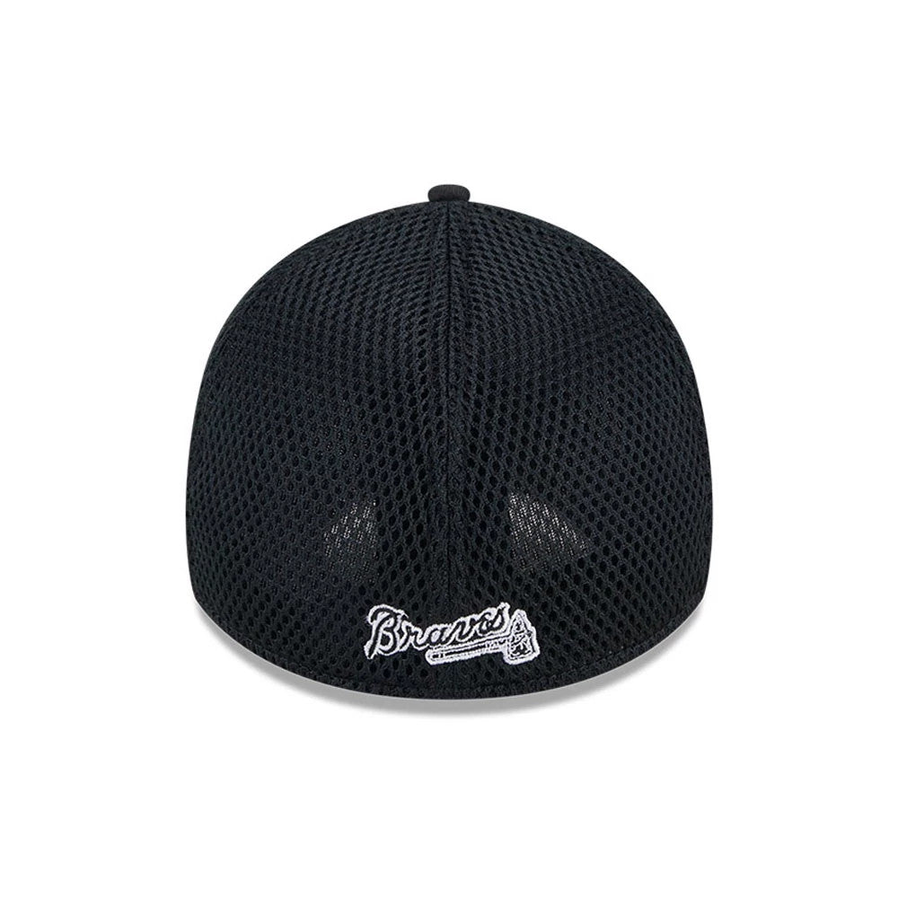 Atlanta Braves MLB Evergreen Neo Black 39THIRTY Stretch Fit Cap-Benirox