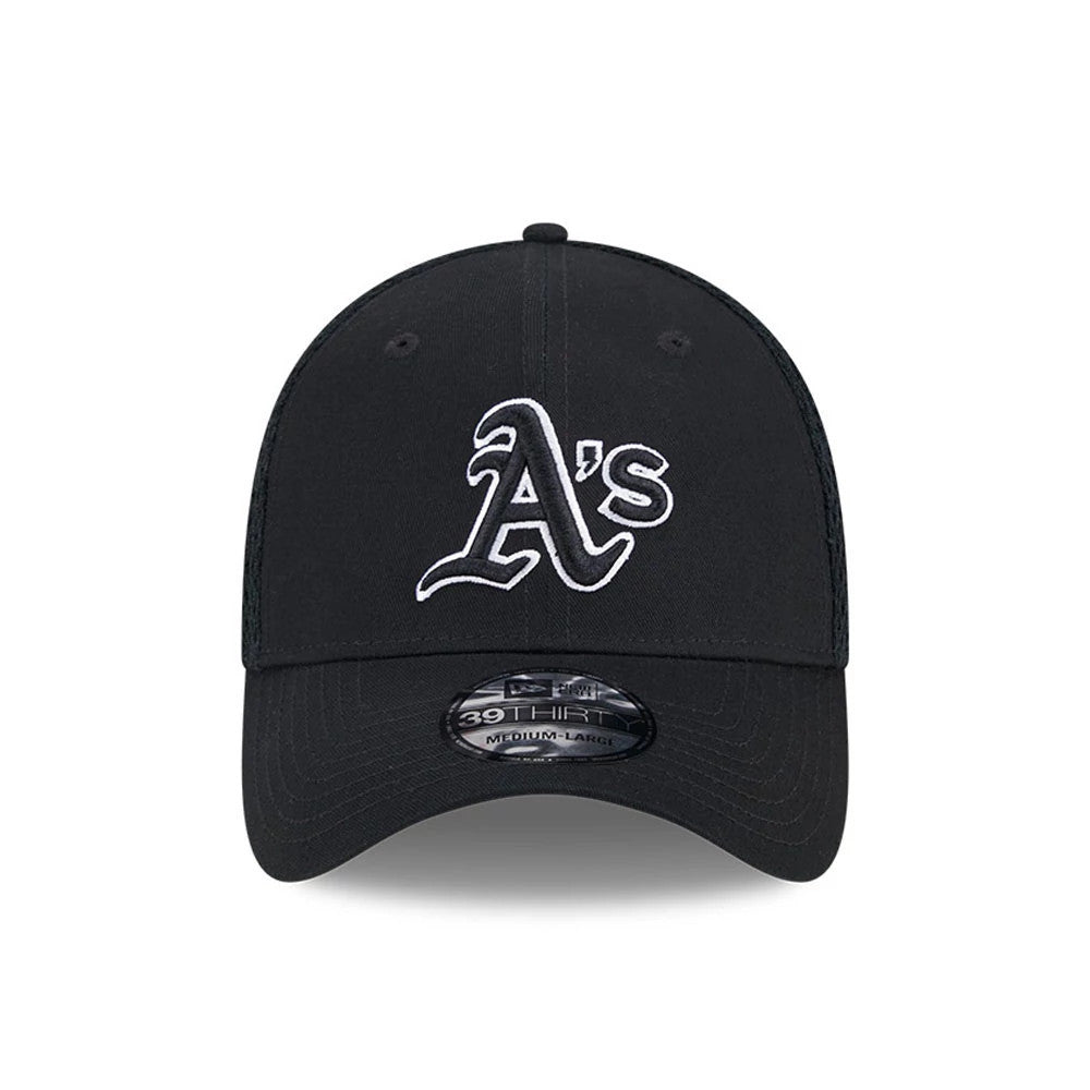 Athletics MLB Evergreen Neo Black 39THIRTY Stretch Fit Cap-Benirox