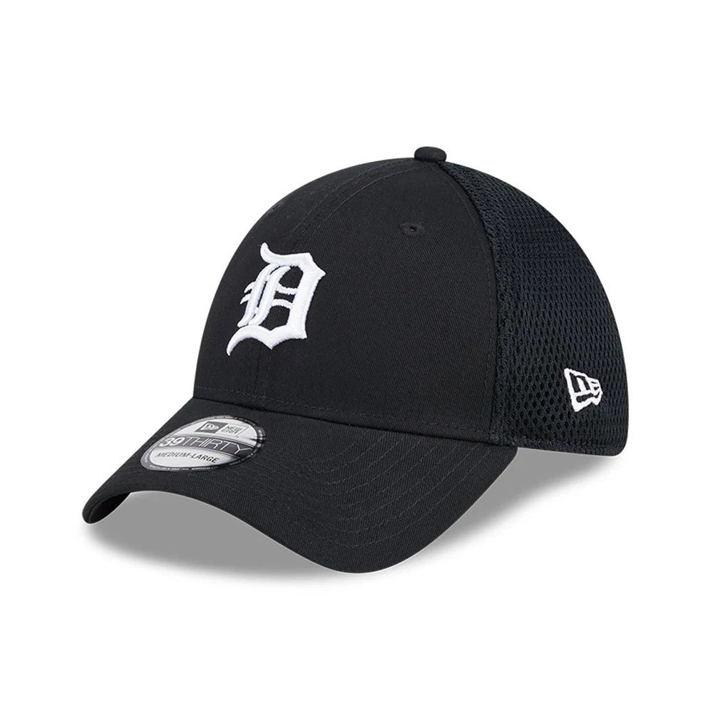 Detroit Tigers MLB Evergreen Neo Black 39THIRTY Stretch Fit Cap-Benirox