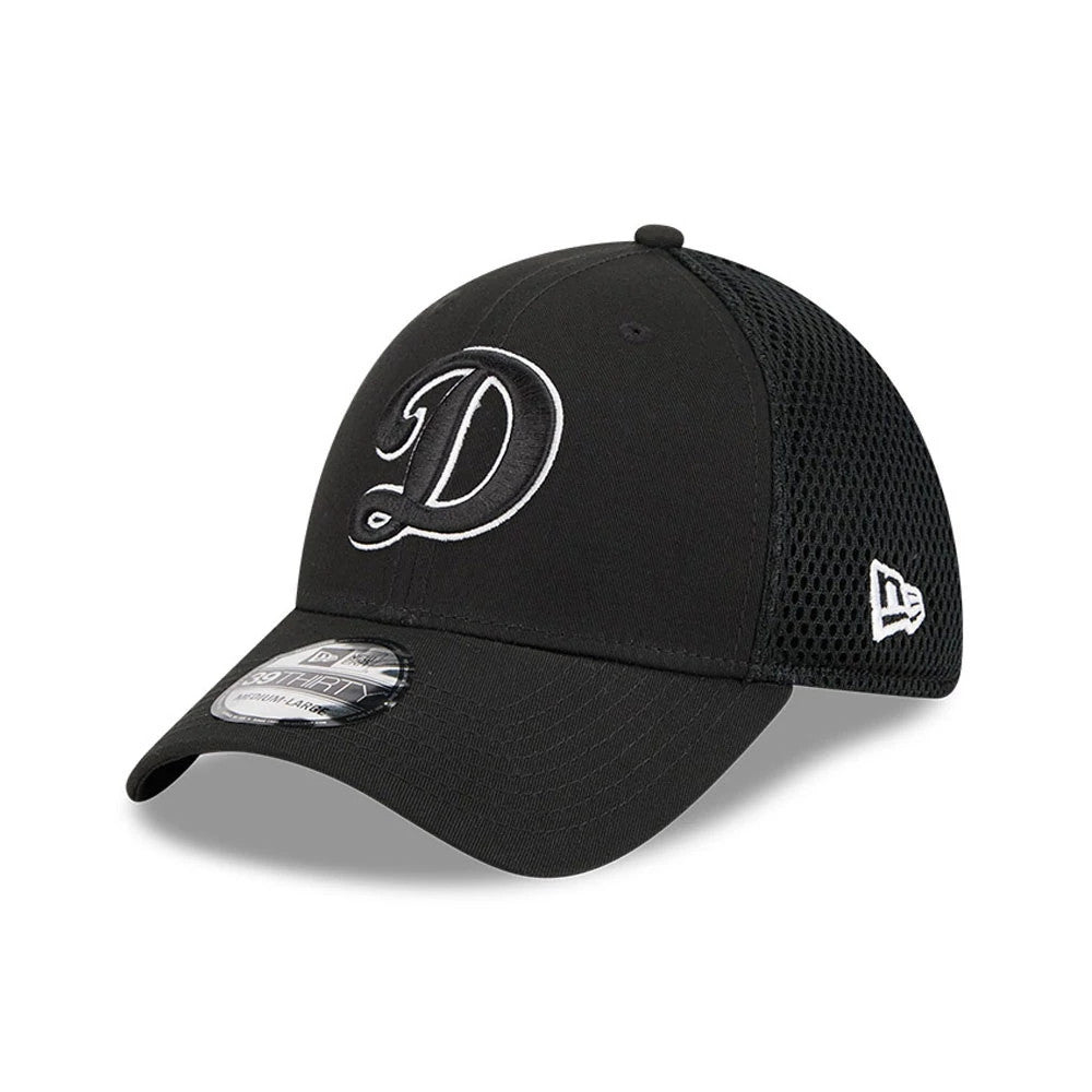 LA Dodgers MLB Evergreen Cooperstown Black 39THIRTY Stretch Fit Cap-Benirox