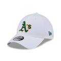 Athletics MLB Evergreen White 39THIRTY Stretch Fit Cap-Benirox