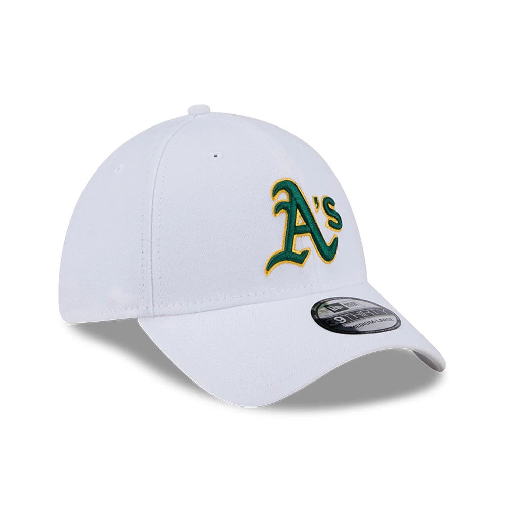 Athletics MLB Evergreen White 39THIRTY Stretch Fit Cap-Benirox