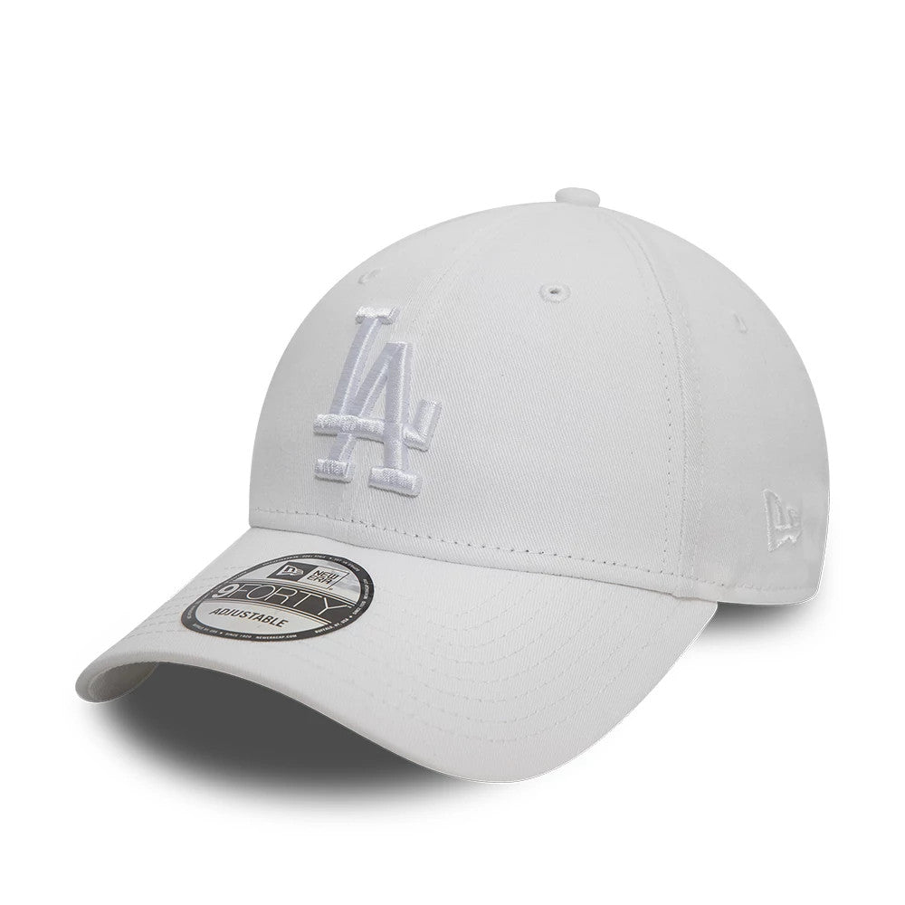 LA Dodgers League Essential White 9FORTY Adjustable Cap-Benirox