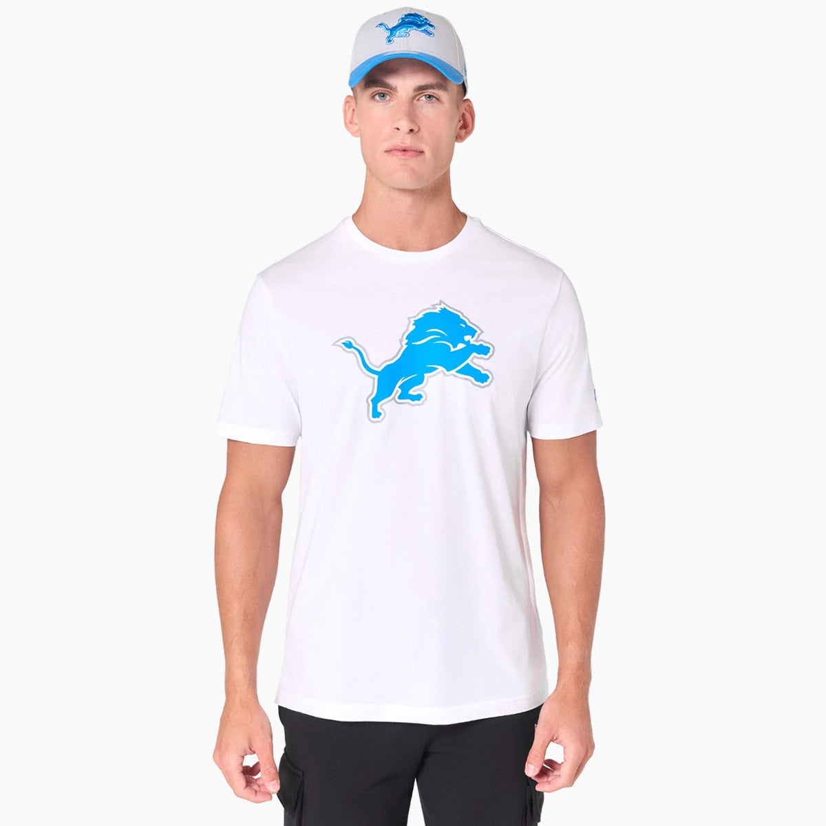 Detroit Lions NFL White T-Shirt-Benirox
