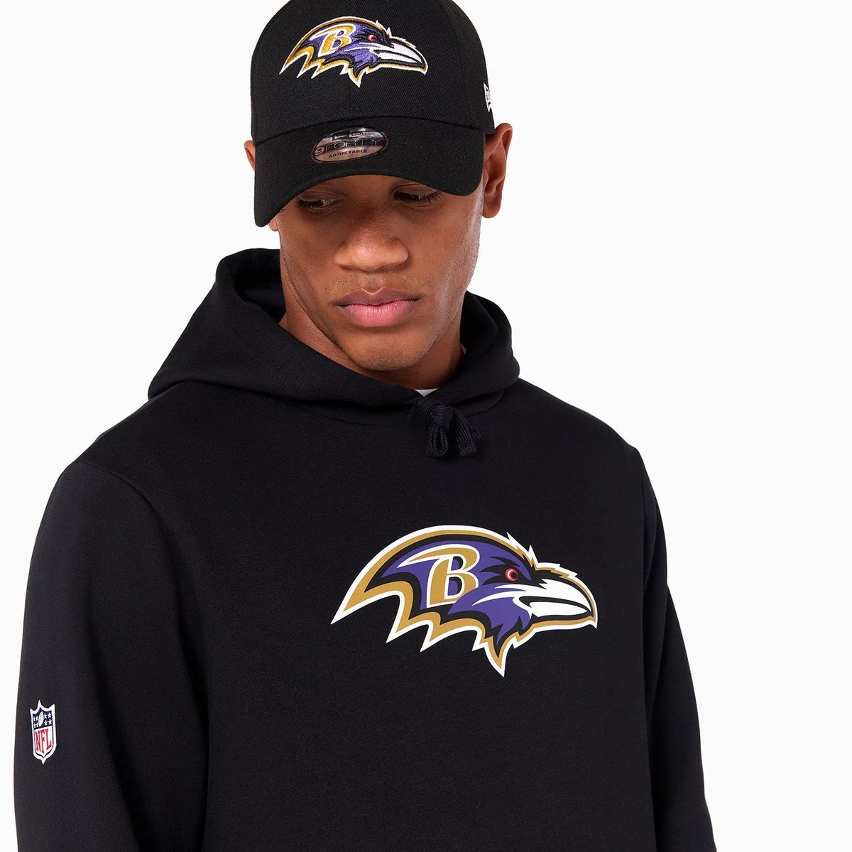 Baltimore Ravens NFL Black Pullover Hoodie-Benirox
