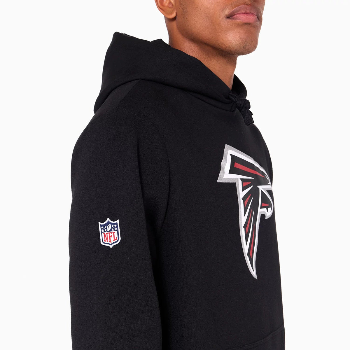Atlanta Falcons NFL Black Pullover Hoodie-Benirox