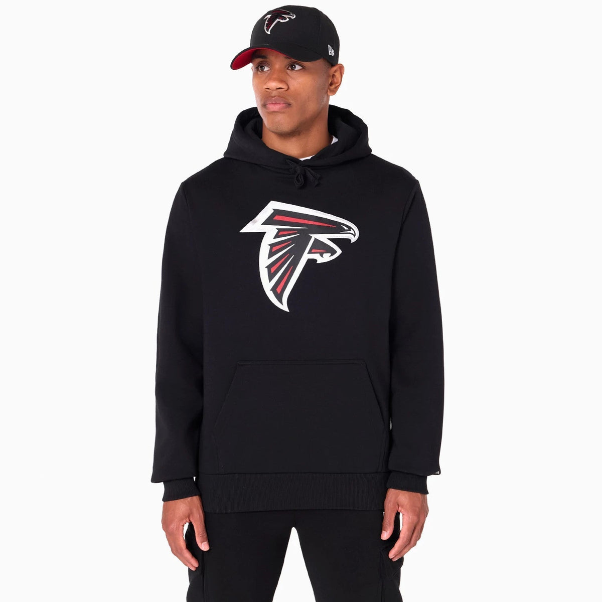 Atlanta Falcons NFL Black Pullover Hoodie-Benirox