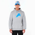 Detroit Lions NFL Grey Pullover Hoodie-Benirox