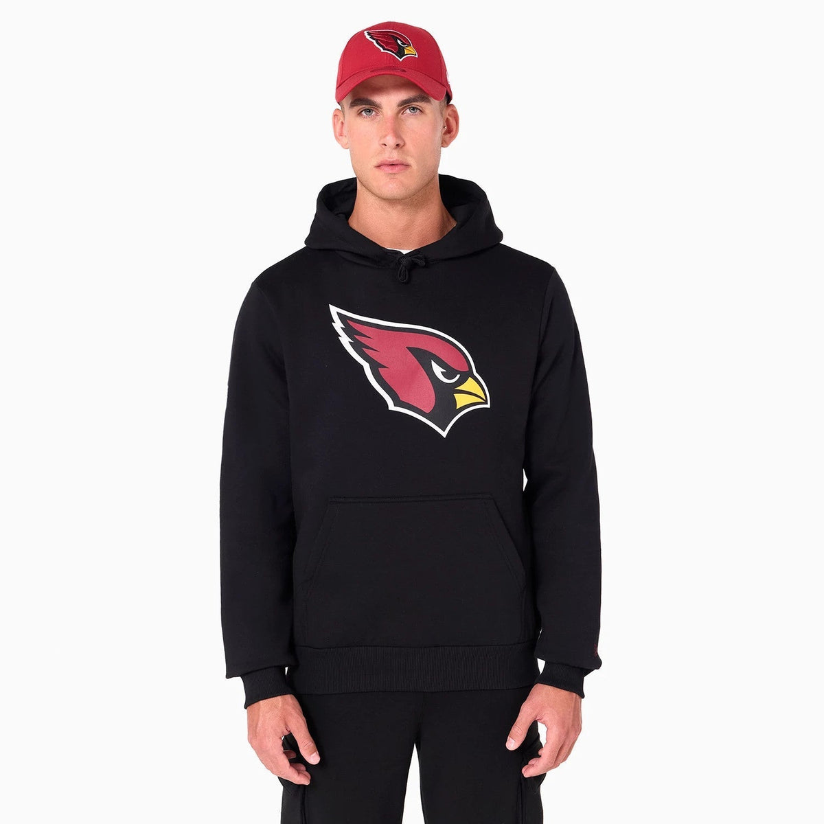 Arizona Cardinals NFL Black Pullover Hoodie-Benirox