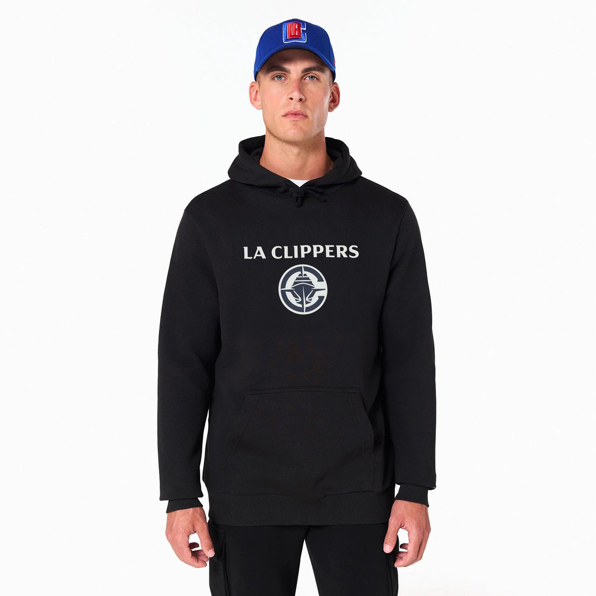 LA Clippers NBA Black Pullover Hoodie-Benirox