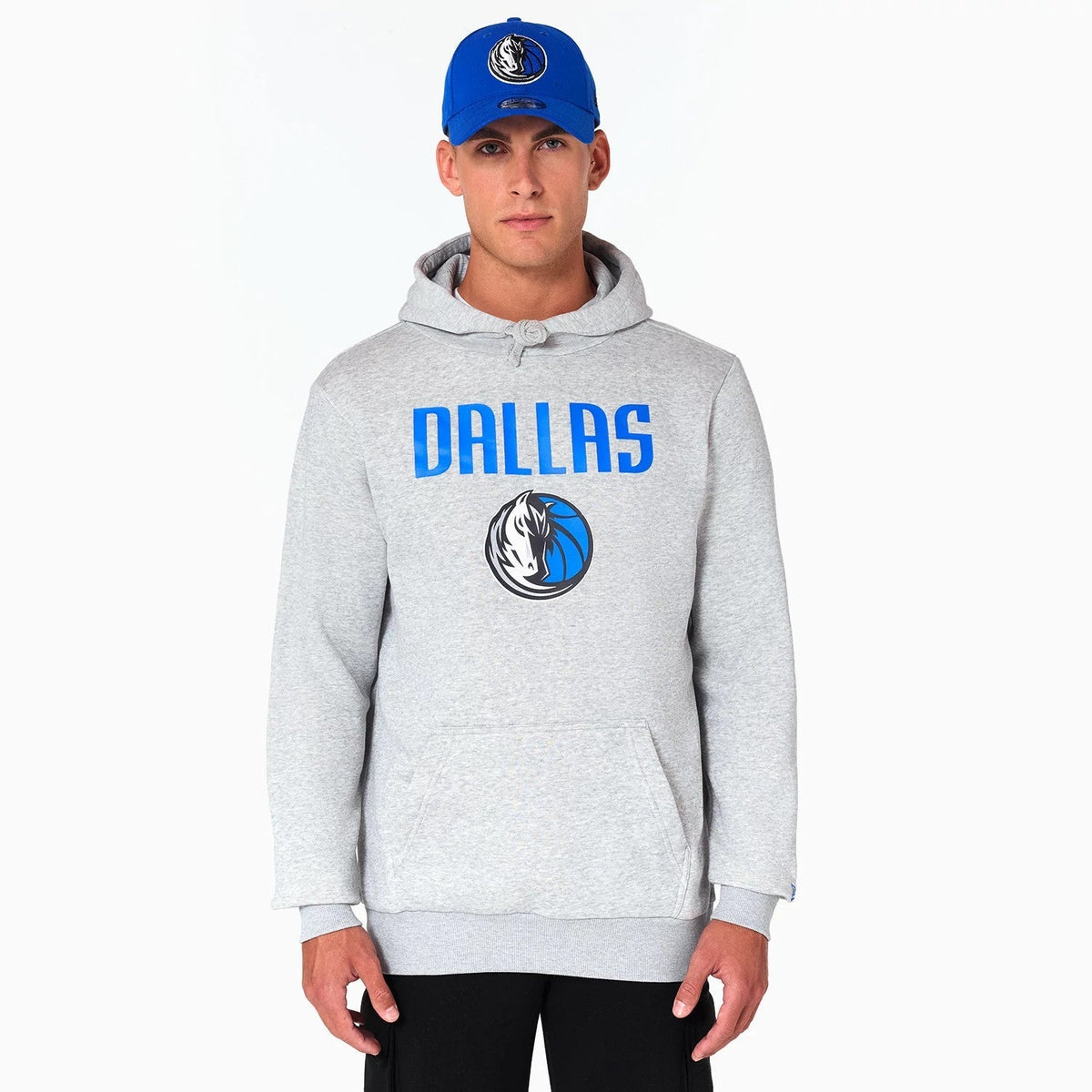 Dallas Mavericks NBA Grey Pullover Hoodie-Benirox